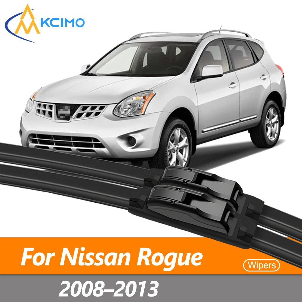 

Windshield Wipers For Nissan Rogue/S35 2008–2013 Anti-Splash Noise-Free Front Wiper Blades Set Pair Rubber Wipers Easy Install