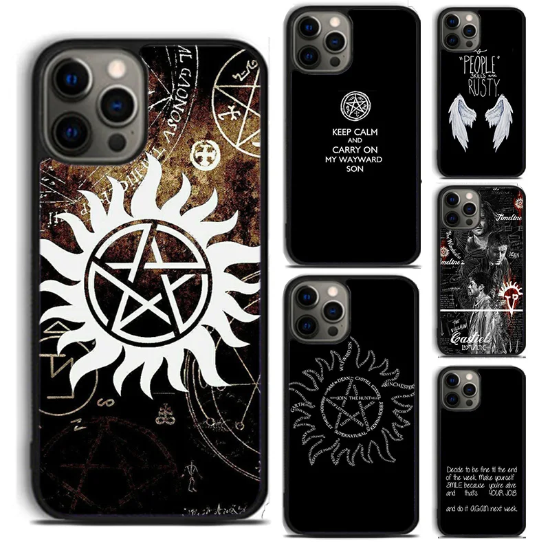 Supernatural Quotes Phone Case For For iPhone 16 15 11 12 13 14 Pro Max XS XR Plus coque