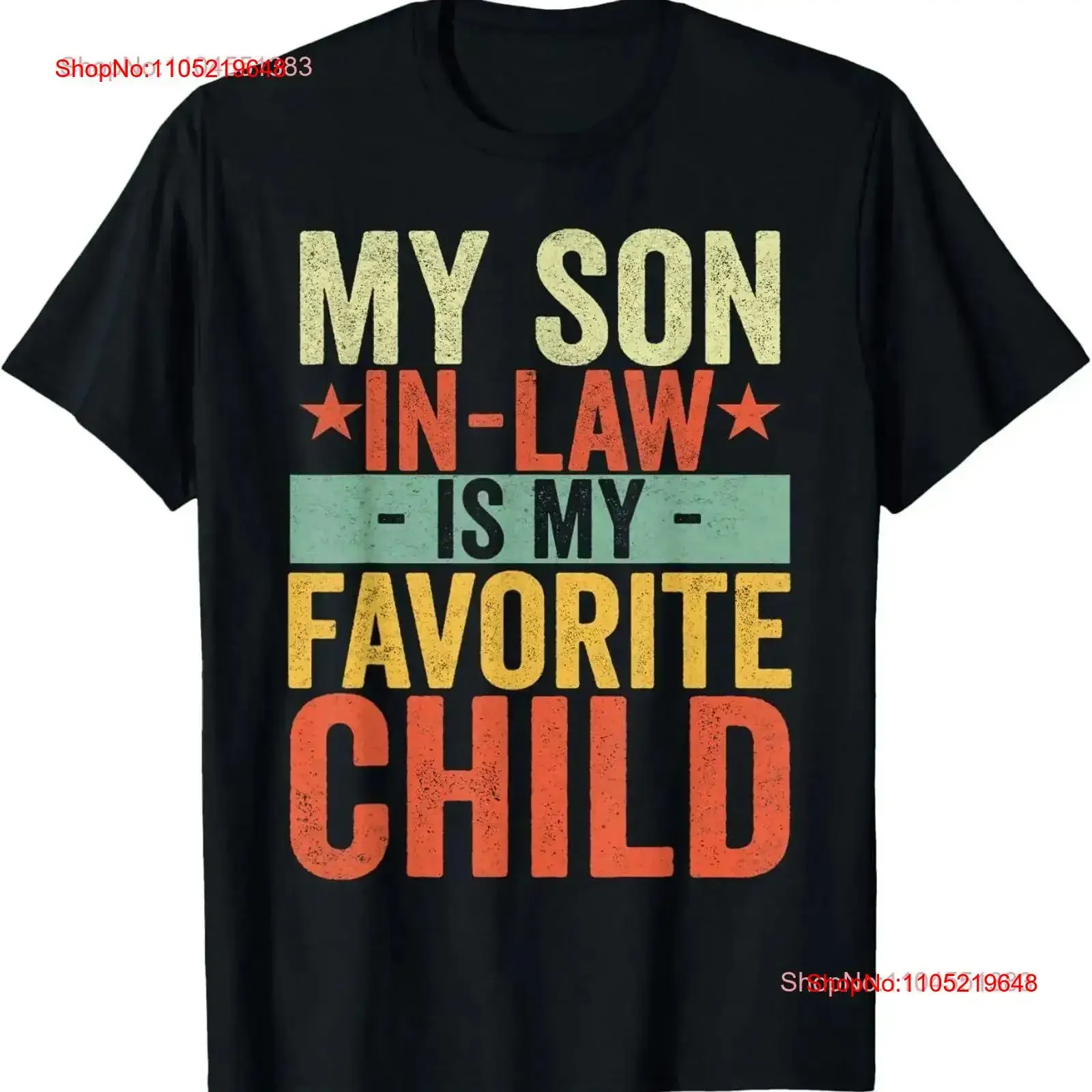 تي شيرت My Son In Law Is المفضل للأطفال مضحك بتصميم عتيق عتيق مغسول وممتد وأنيق وناعم ومريح قليلاً