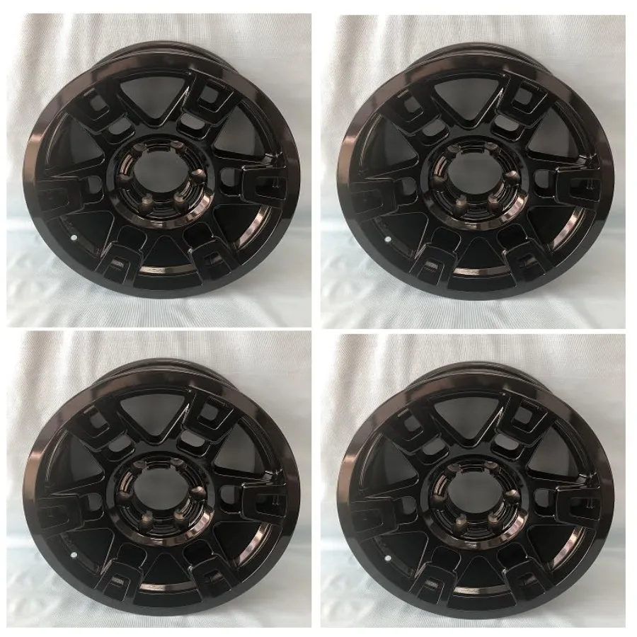 

Новые глянцевые черные алюминиевые диски TRD PRO в стиле SEMA для различных моделей Toyota