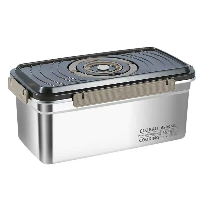 

Large Capaci Food ade Stainl Steel 36 Lunch Box with Lid for Students And Office Workers Frie And Oven Se Storage...