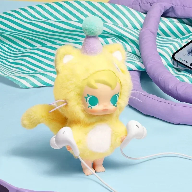 POP MART Baby Molly Pocket Friends Ciondolo in peluche in vinile Scatola cieca Anime Action Figure Giocattolo a sorpresa Borsa per indovinare