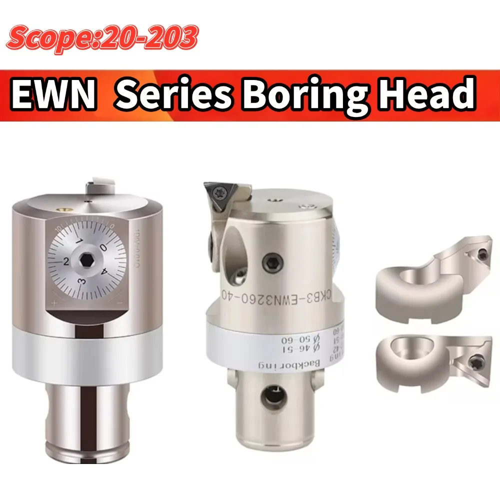 EWN20 EWN25 EWN32 EWN40 EWN150 adjustable boring tool holder hole precision RBH EWN precision boring head CKB1 2 3 4 5 6 LBK 1-6