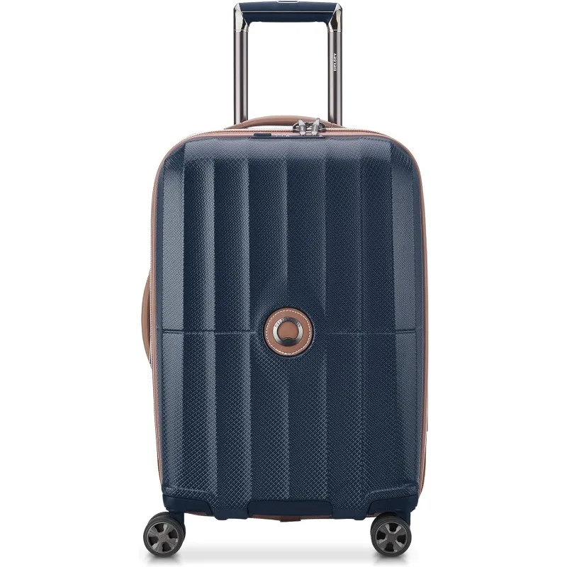 Navy, Carry-on 21 InchTropez Hardside Expandable Luggage with Spinner Wheels,