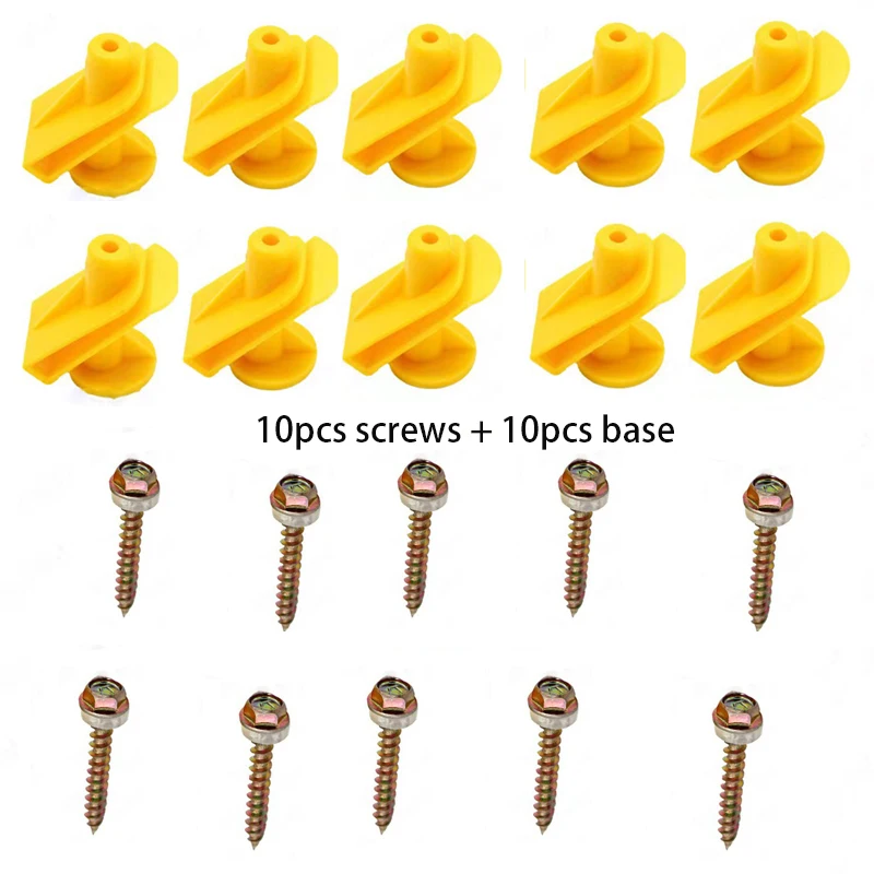

10 Set Undertray U-Nut Mounting Clips for Smart Fortwo 2008-2015 A0019913970 Undertray & Underbody Shield Clips