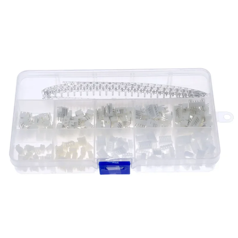 400pcs PH2.0 Curved needle Pin Header Connector 2P 3P 4P 5P 6 Pin 2.0mm Pitch Right Angle Socket PH PCB jst