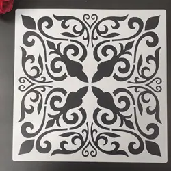 30*30cm mandala diy estênceis estênceis pintura de parede scrapbook coloração gravação álbum modelo decorativo para paredes n49