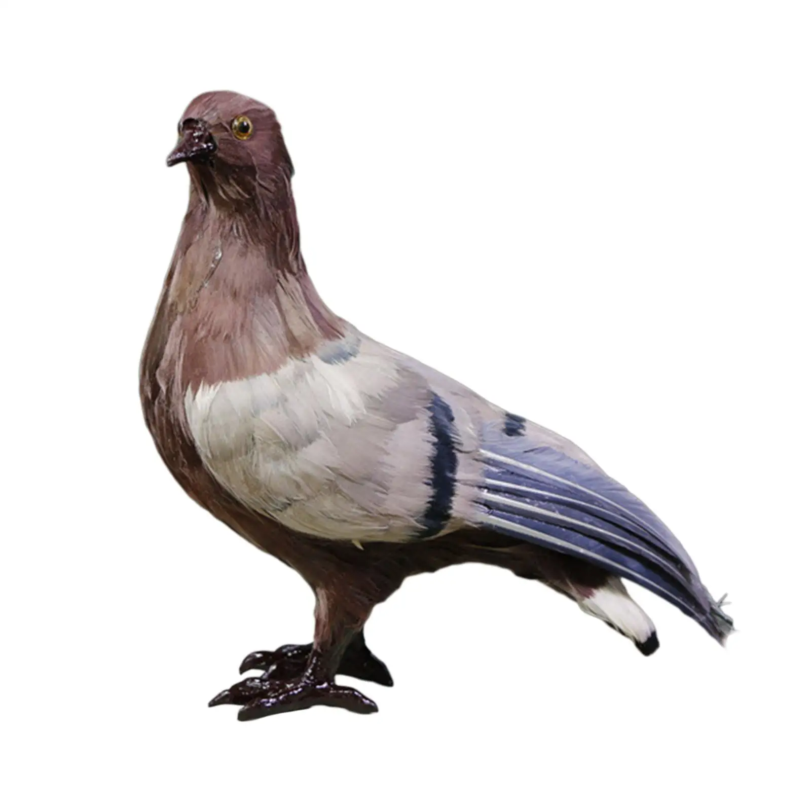 Simulation Pigeon Model Dove Figurine Craft Handmade Realistic Bird Toy Backyard Decoration for Party Favors Versatile Stylish