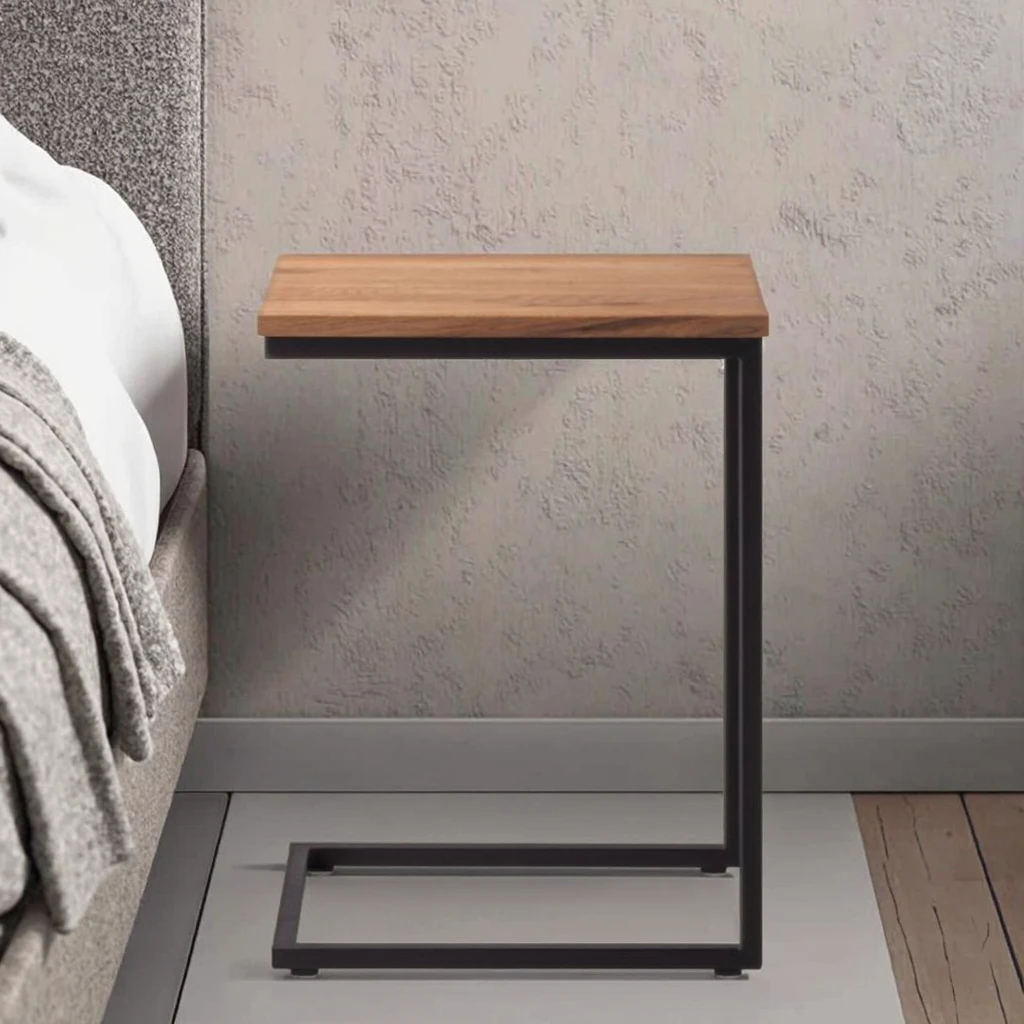 Z DU'S Modern Solid Wood Bedside Table, Simple Appearance Design, Stable And Firm, Suitable For Various ScenariosZ