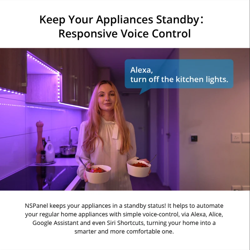 SONOFF-Interruptor inteligente de pared para el hogar, termostato inteligente con WiFi y pantalla, con Alexa, Google, Ewelink, Alice, para UE y EE. UU.