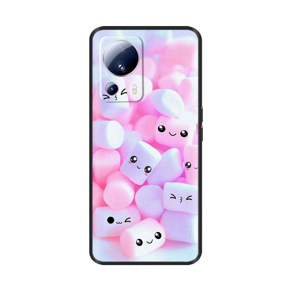 For Xiaomi 13 Lite Case 6.55\'\' Soft Printing xiami13 Lite Cover TPU Silicone Phone Case for Xiaomi 13 Lite Coque Mi13 Lite Capas