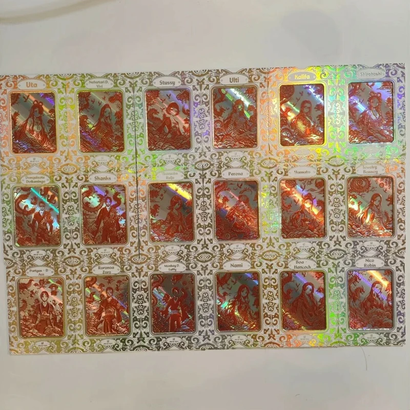Anime uma peça jz cartões luffy shanks zoro robin hancock nami yamato coleção cartões presentes de aniversário de natal brinquedos das crianças