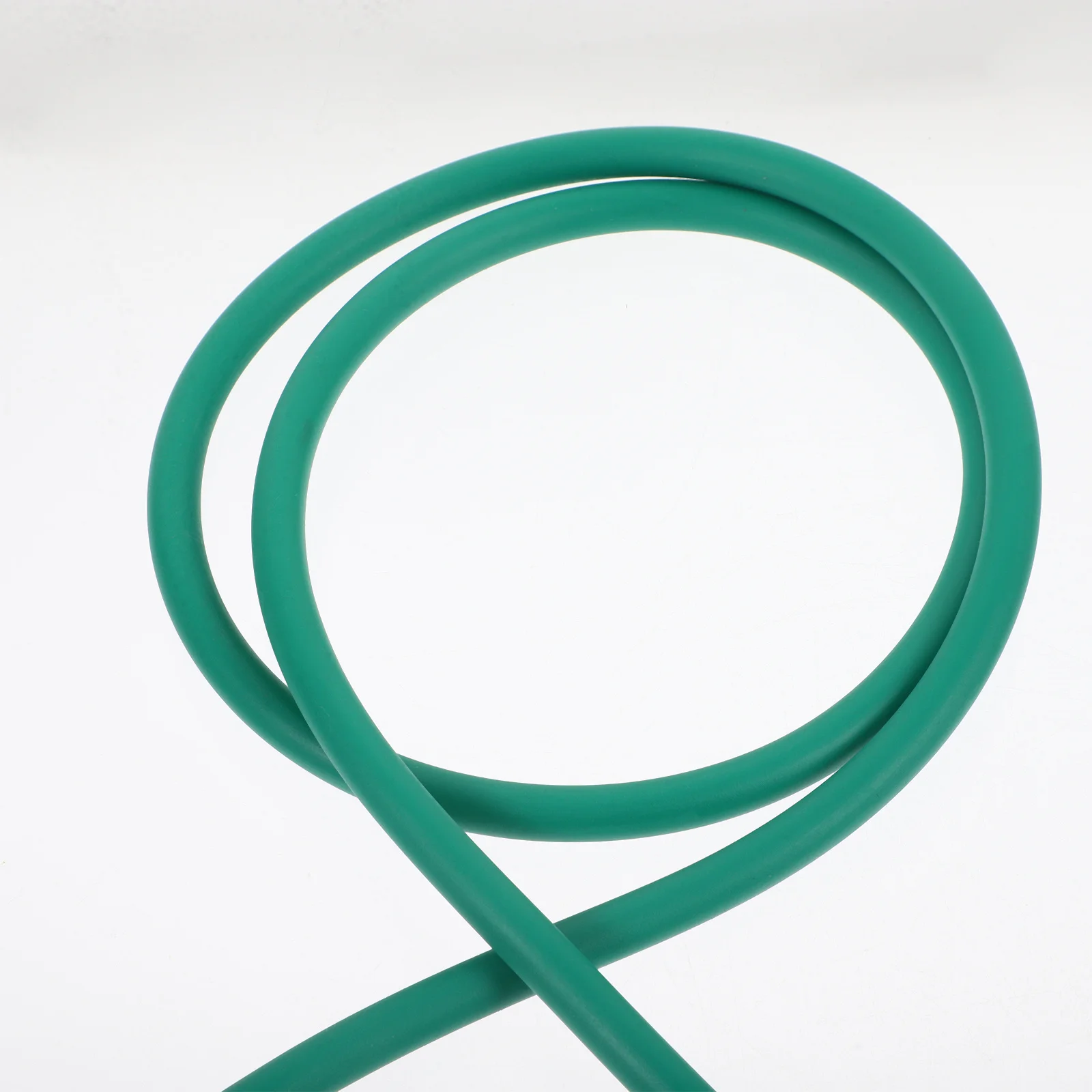 屋外用グリーンエラスティックフィットネスエクササイズプルロープ、耐久性のあるレジスタンスバンドハンドル、ストレッチバンドトレーニングワークアウト