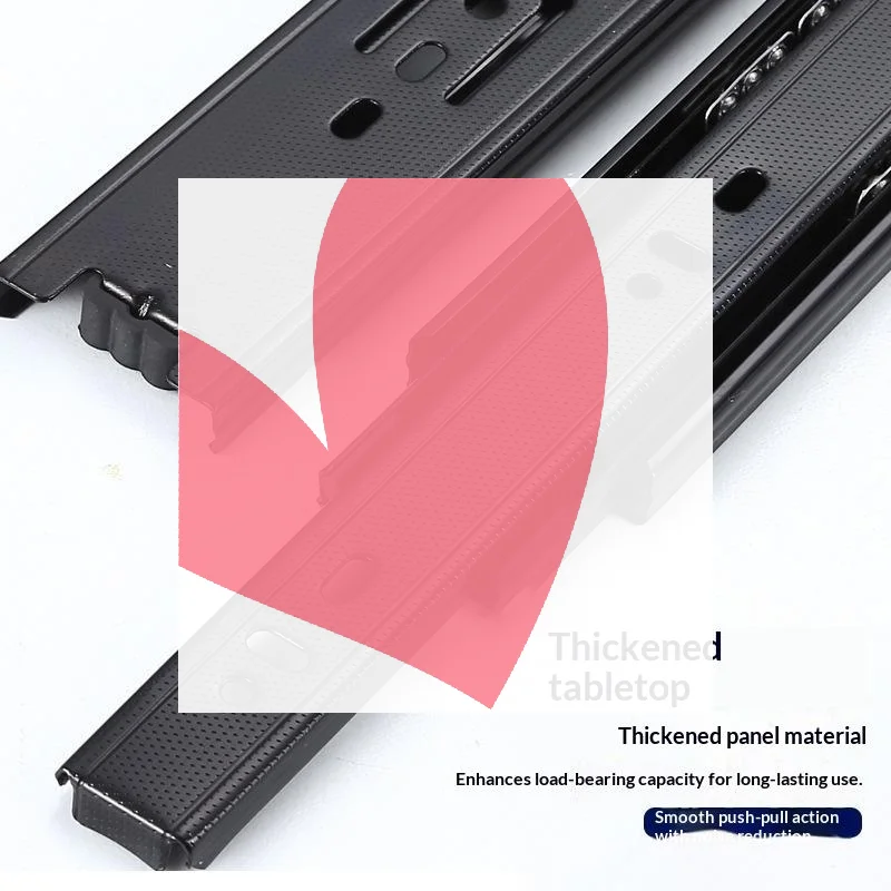 1 Pair Full Extension Side Mount Drawer Slides 8 To 22 Inch 100 Lb Load Capacity