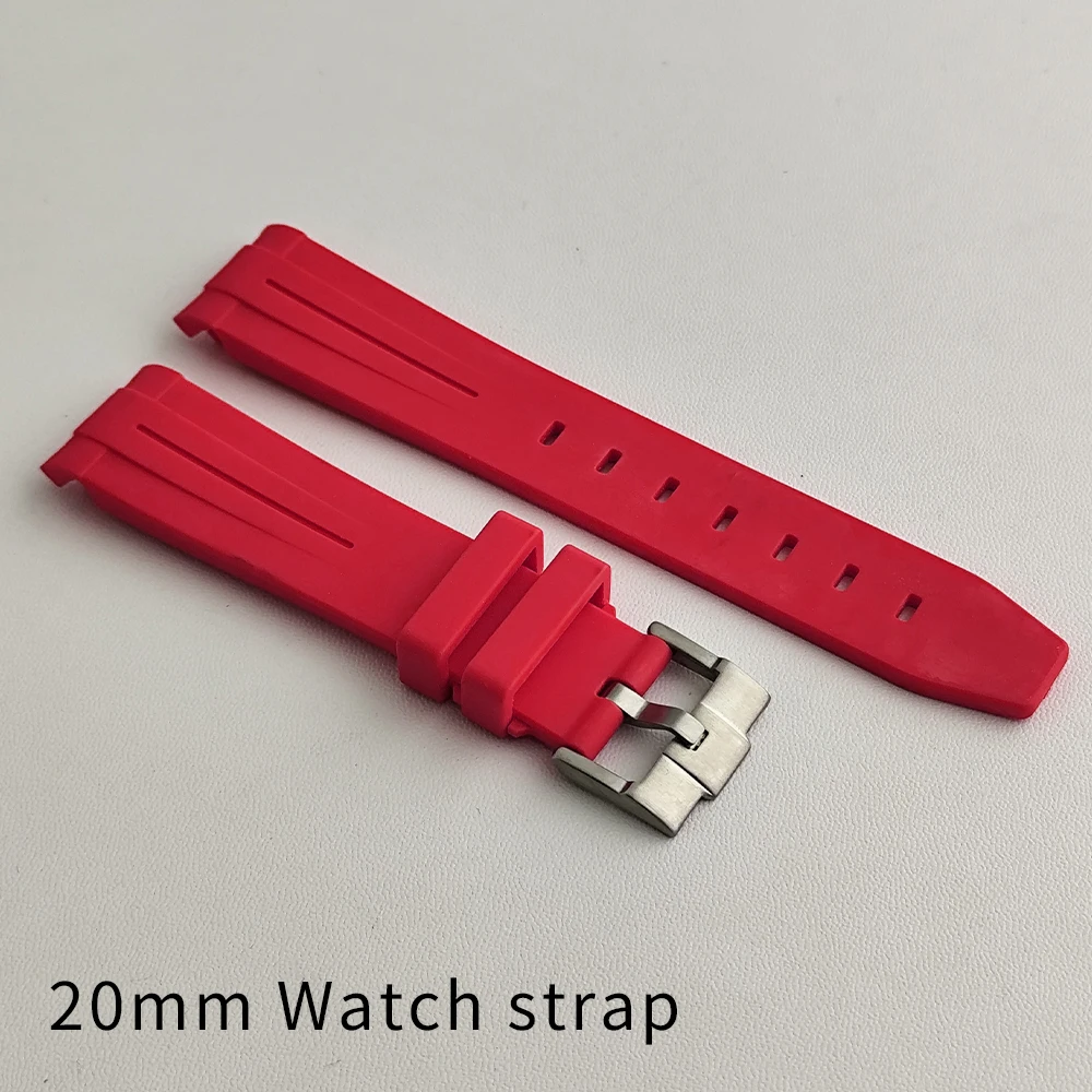 20mm Hochwertiges GMT-Uhrenarmband aus Stahl, Herren-Uhrenzubehör, Ersatzarmband, passend für GMT-Gehäuse, Faltschließe, Uhrenteil – Detail 12