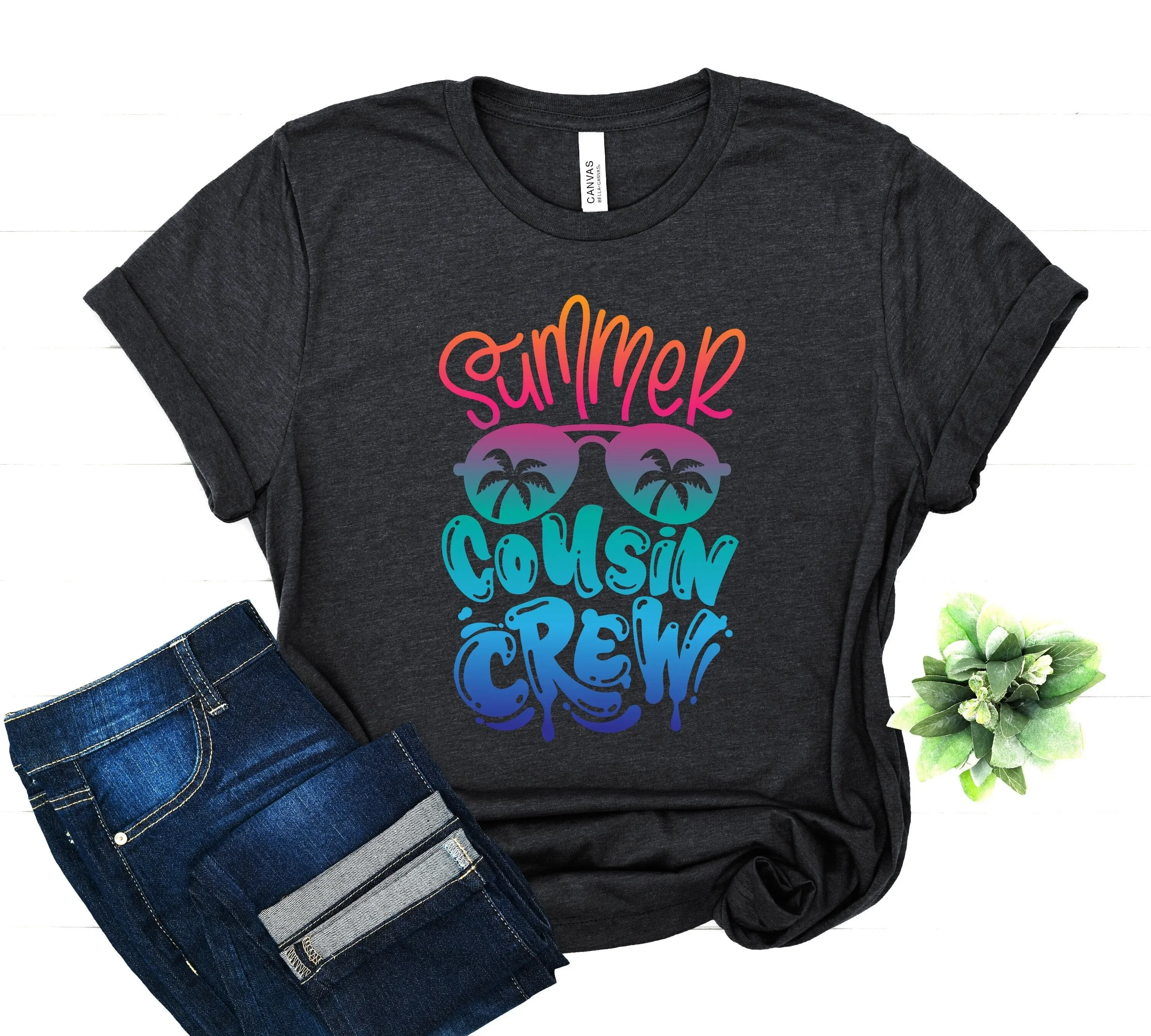 Summer Cousin Crew T Shirt Hello Clothing Family Meeting Beach Vacation Outfit Trip Apparel Squad