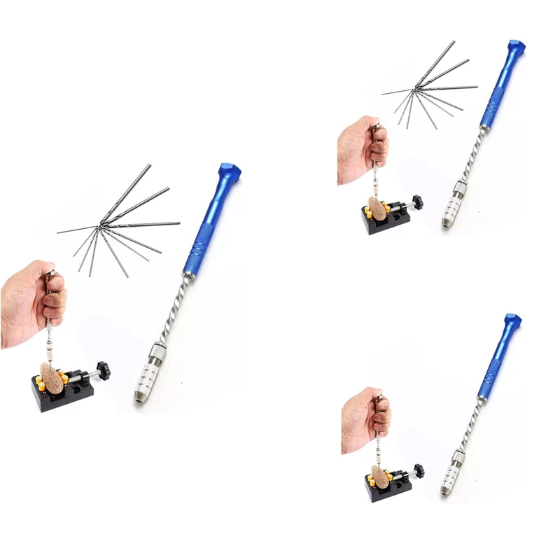 B62B-Pin Vise Hand Drills Bits Set