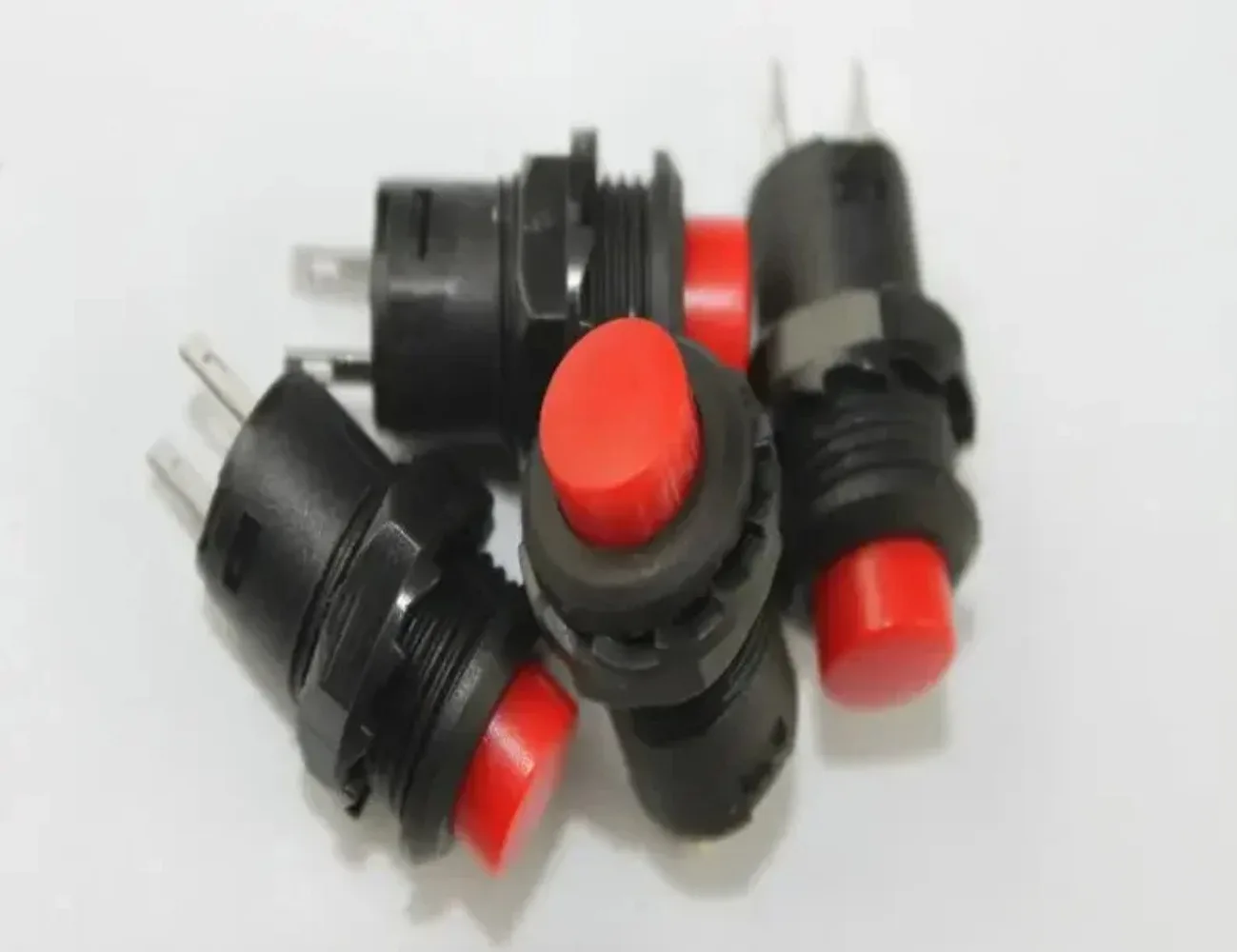 6PCS For Motorcycle conversion generic upscale circular Reset / modification normally open switch since switch