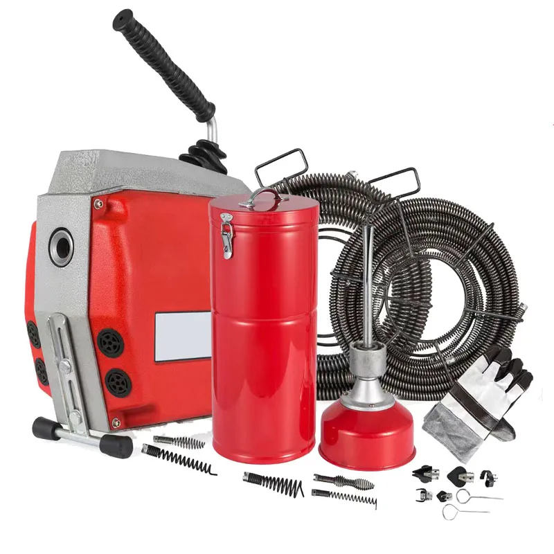 

K160 Electric Pipe Dredger A High-Power Professional Tool For Cleaning Indoor & Outdoor Sewage Pipes Made Of Durable Metal