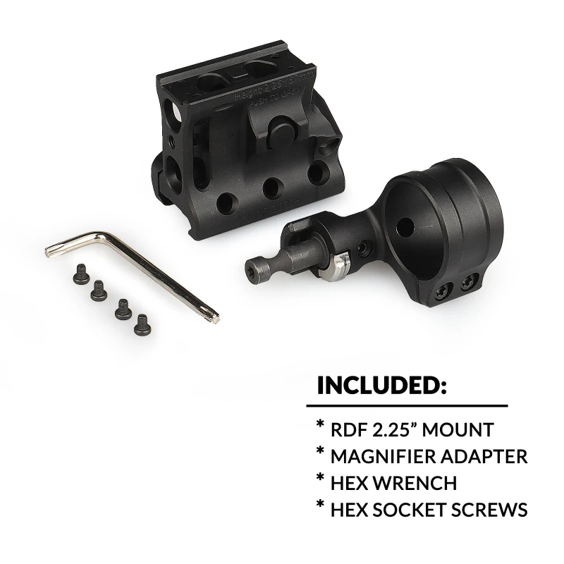 YSS RDF-20225K Aimpoint T-2 Hybrid Mount - 7075 Aluminum, Quick-Release, for Magnifiers - 57mm Height, 189g Lightweight - Image 2