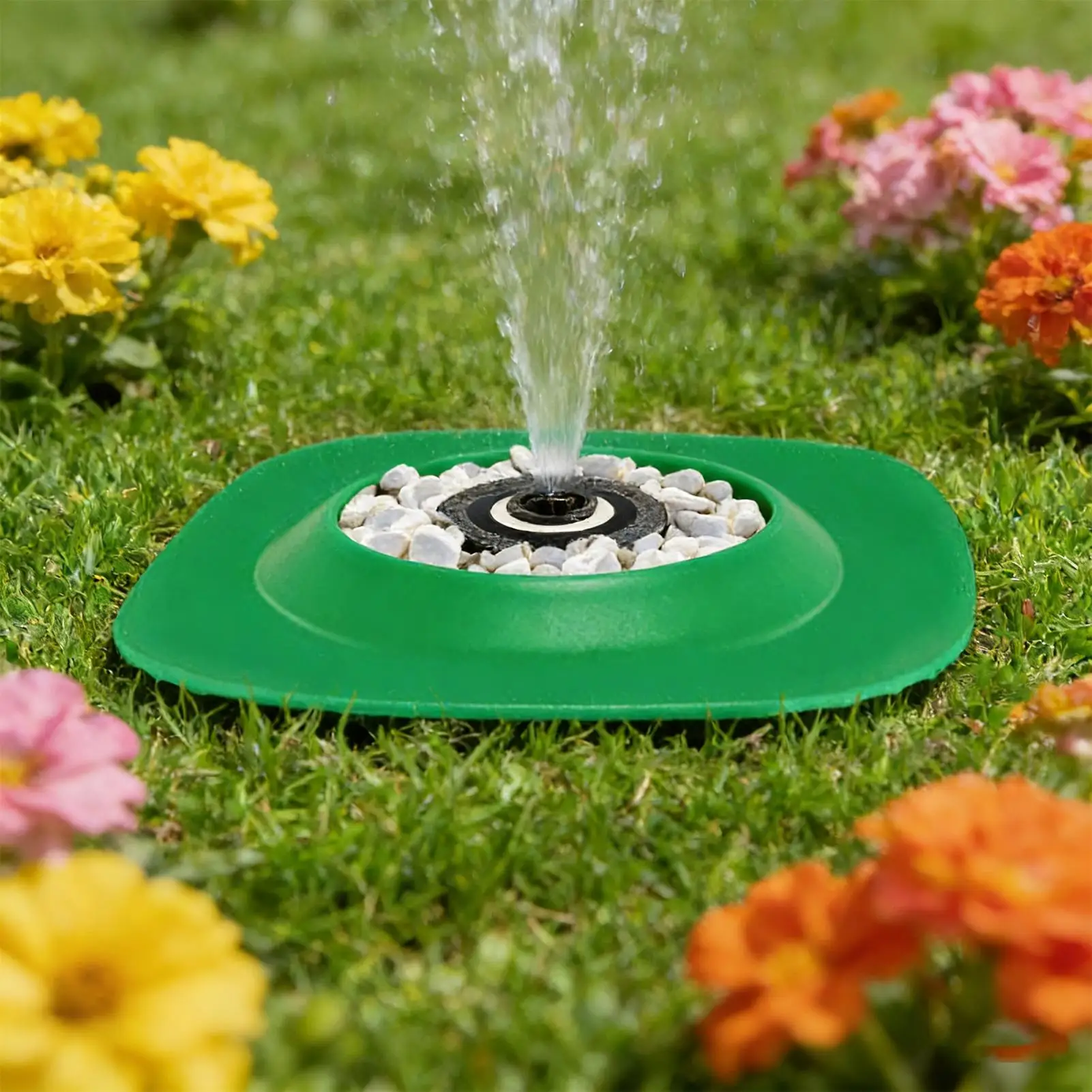 Sprinkler Protectors For Lawn 3D Printed Shield Outdoor Lawn Sprinkler Donut For Garden Yard Pathway Backyard Poolside Landscape