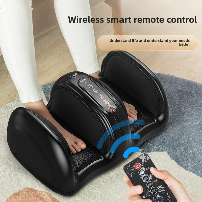 

Foot Massage Machine Hot Remote Control Kneading Rolling Scraping, Relieve The Pain of Blood Circulation In The Calf and Ankle