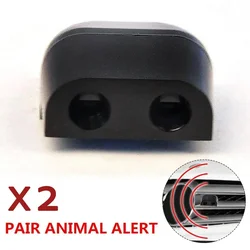 2X Car Animal Repellent Animal Alert Whistle Gadget Car Grill Ride Animal Whistle Repeller Alert Deer Works Using Airflow