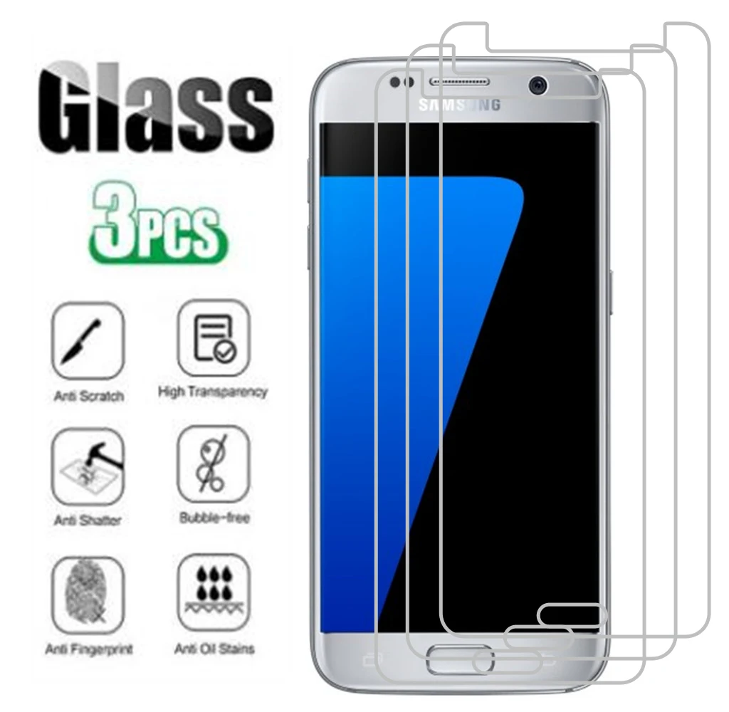 3 pçs vidro para samsung galaxy s3 s4 s5 s6 s7 protetor de tela de vidro temperado para samsung s3 s4 s5 mini película protetora de vidro