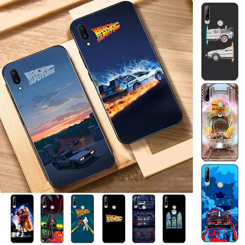 B-Back To-the-Future Phone Case For Huawei Y9 6 7 5 Prime Enjoy 7s 7 8 plus 7a 9e 9plus 8E Lite Psmart Shell