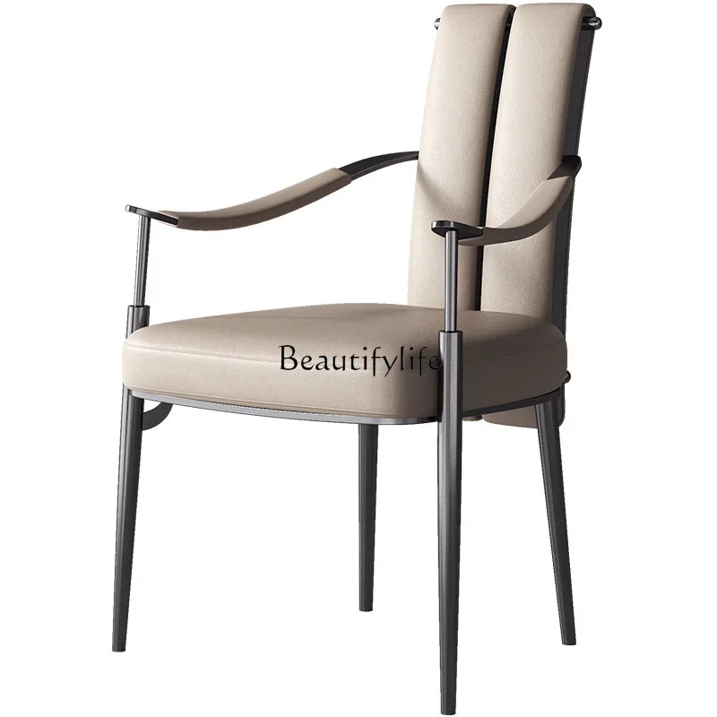 

Light luxury high-end furniture tea table chair guest chair