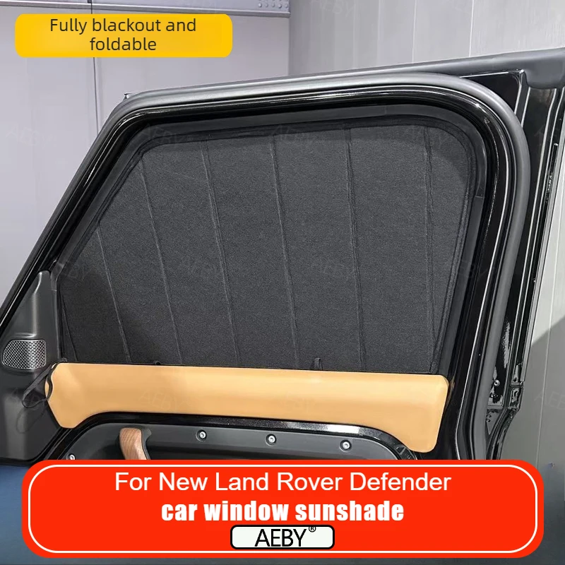 For New Land Rover Defender 110 2020-2026 Windshield sunshade UV protection insulation panel foldable,thermal insulation
