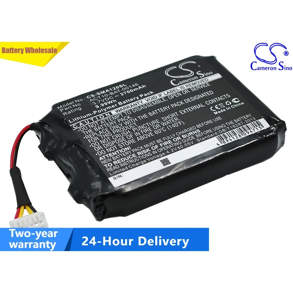 CS Replacement Battery for Satmap Active 10,Active 12 PN:1S2PE583759-02X,ACT10-BAT-00146 2700mAh / 9.99Wh