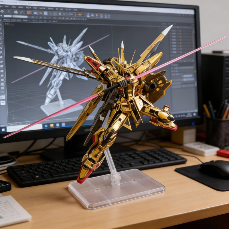 

Original Gundam Model Kit ORB 01 Akatsuki RG 1/144 Action Figure Assembly Robot Toys Bandai Anime Gift