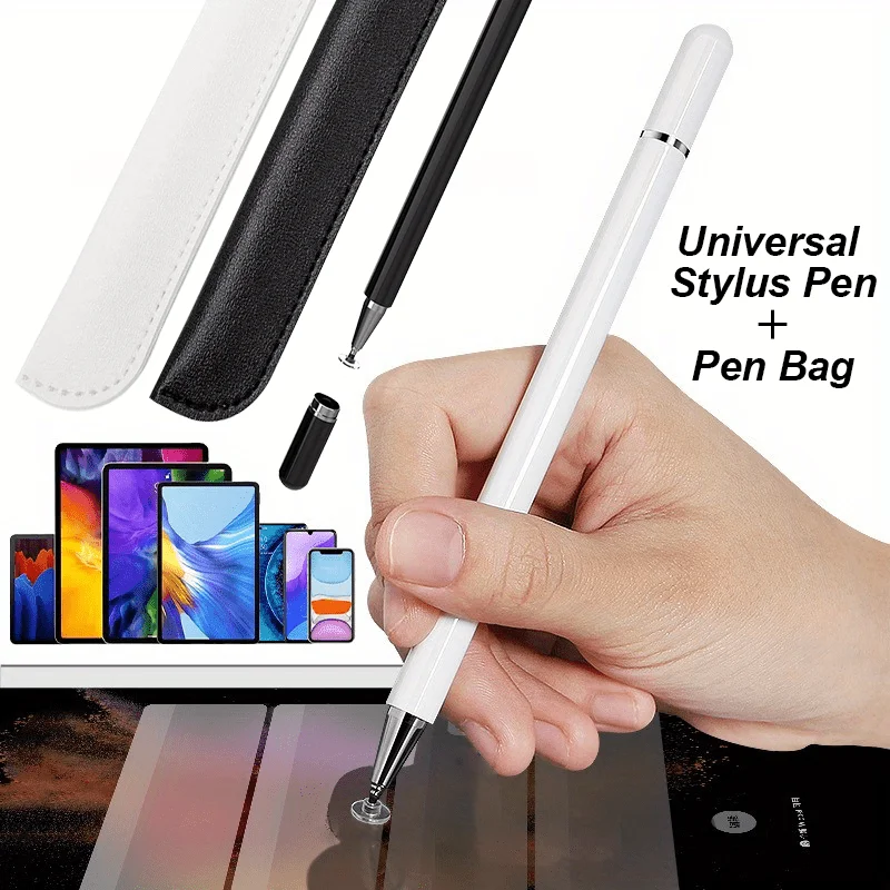 

(Universal Stylus Pen＋Pen Bag) Stylus Universal Drawing Tablet Capacitive Screen Stylus Mobile Android Phone Smart Accessories
