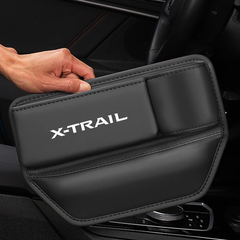 For Nissan X-trail Xtrail T30 T31 T32 Seat Clip Gap Storage Box Car Central Control Leak Proof Gap Crevice Storage Bag