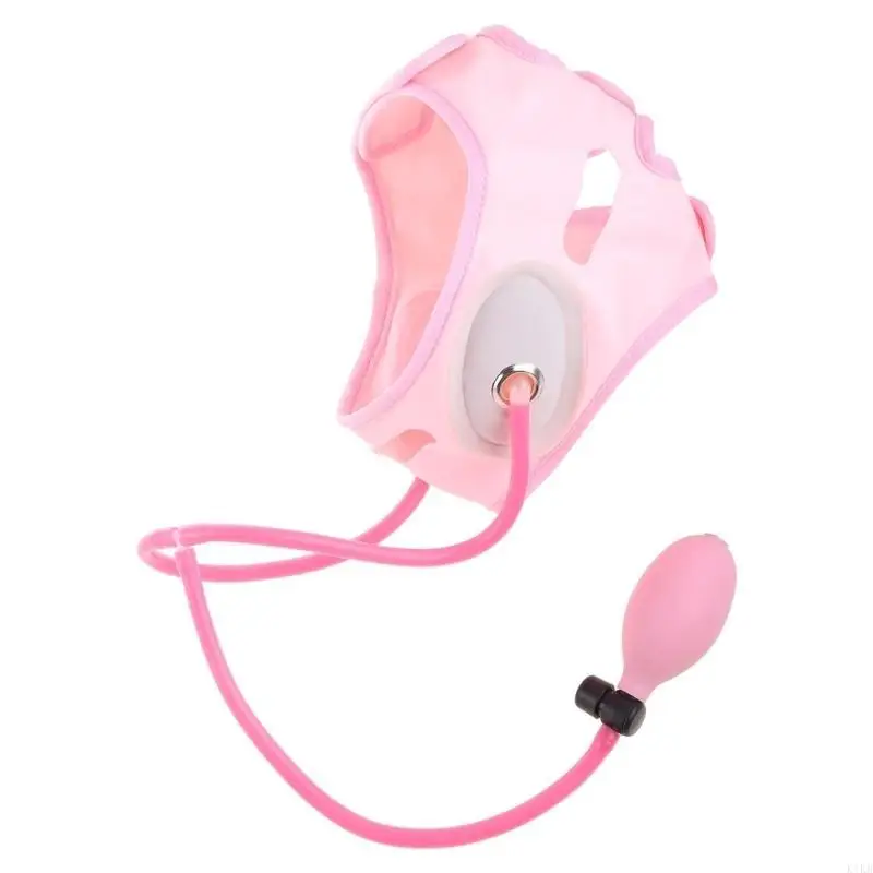 Aufblasbares Gesicht Schlampe Band Luft Presse Hebeplatten-Gürtel-Gesichtshubmaske Massagebast