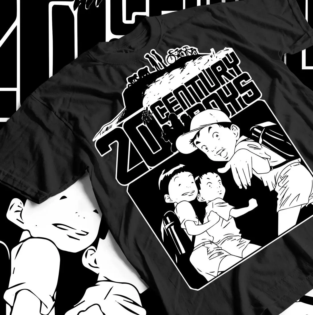 Camiseta We Are All Friends -20th Century Boy Naoki Urasawa, 20th Century Boy, Manga, Anime, Top holgado informal de verano para hombres y mujeres