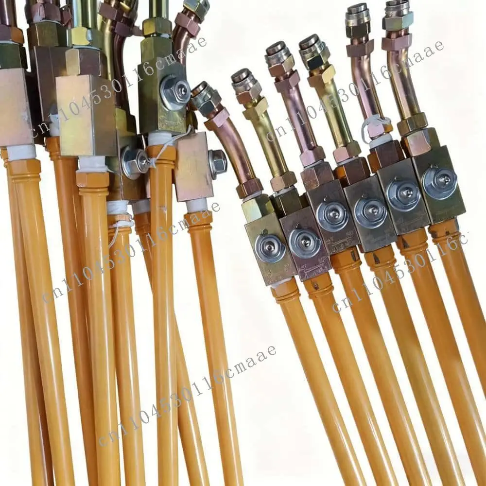 Excavator Hydraulic Hammer Auxiliary Piping Kit with YouTube Foot Valve for DH60-7 DH75-9C DH130