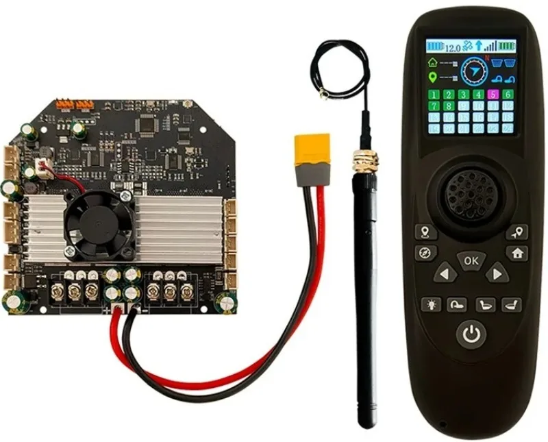 AA81-RXG10-TXG4 8V 12V 24V GPS Brushles Remote Control High-Speed High-Power Net Pulling Boat Modification Kit RC Bait Boat