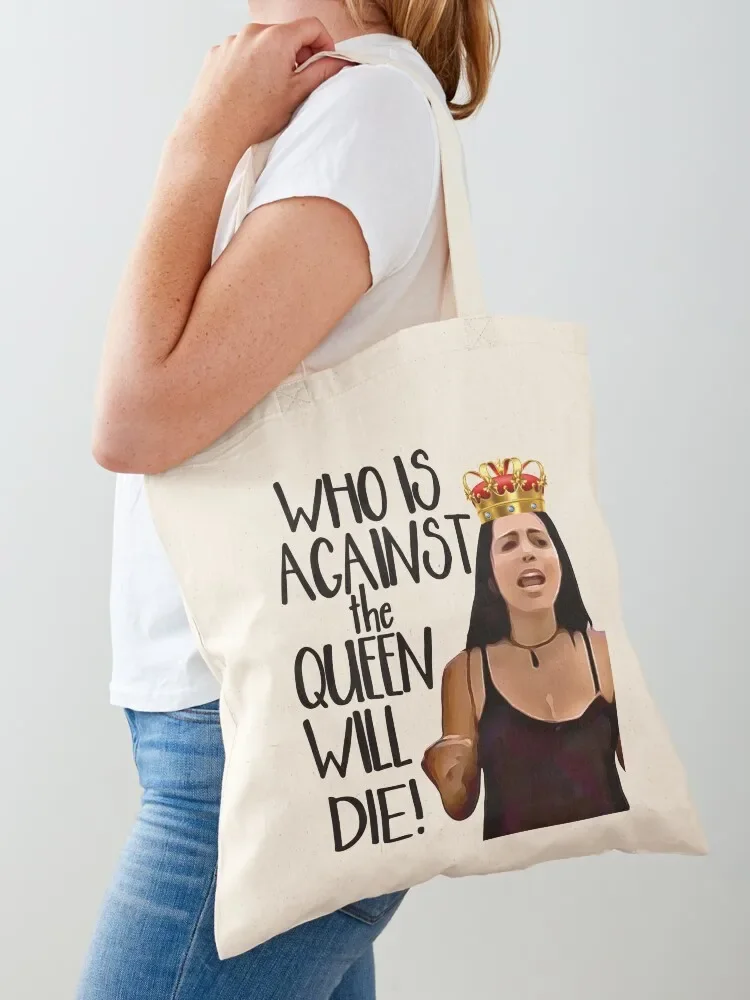 90 Day Fiance Larissa Who Is Against the Queen Will Die Tote Bag Shopper shopper bag woman sac pour femme Tote Bag