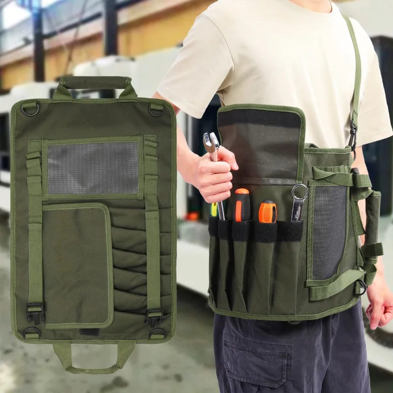 

New Toolkit Portable Thickened Roll Electrician Toolkit Multifunctional Car Tool Bag Hardware Tool Bag Tool Storage