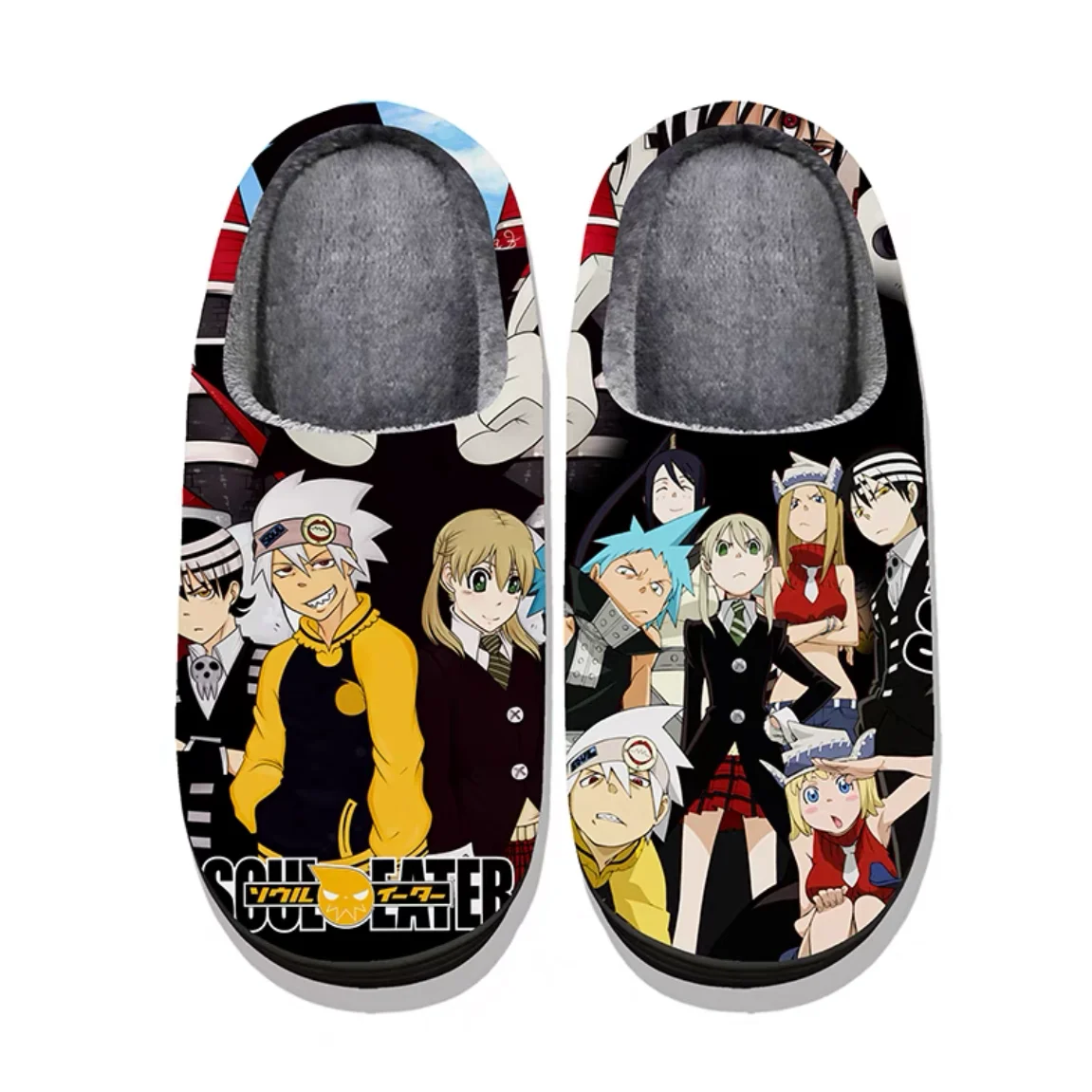 

Обувь в стиле аниме Soul Eater Maka Albarn, зимние хлопковые тапочки унисекс, мужские и женские тапочки для косплея, домашняя одежда