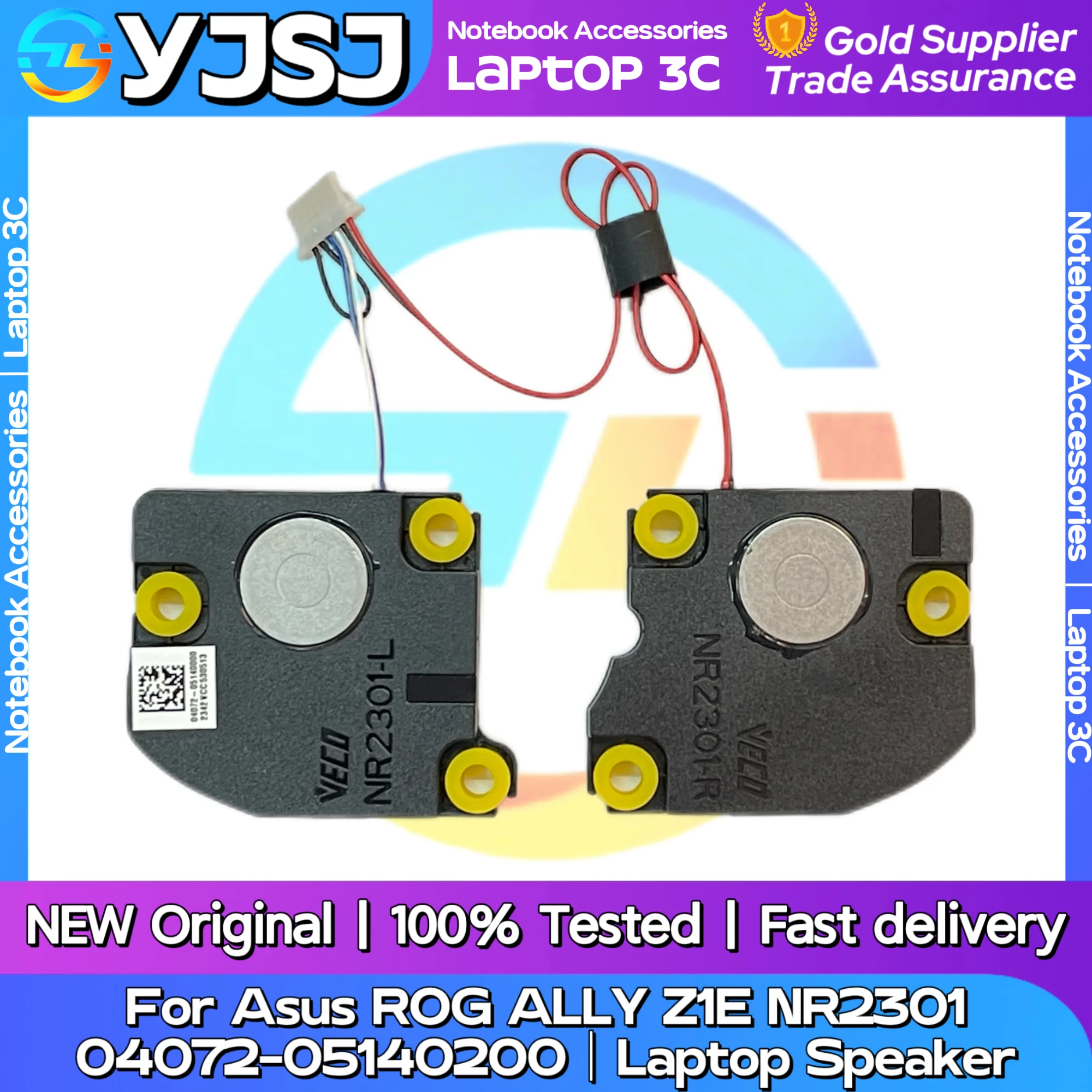 New Original Laptop Notebook Audio Speaker For Asus ROG ALLY Z1E NR2301 04072-05140200 built-in speaker ALLY X RC72LA