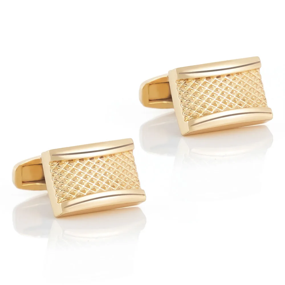 أزياء الرجل مادة النحاس أزرار أكمام قميص للرجال الفاخرة ضيوف الزفاف هدايا الأزياء والمجوهرات الرجال الأصفاد #3