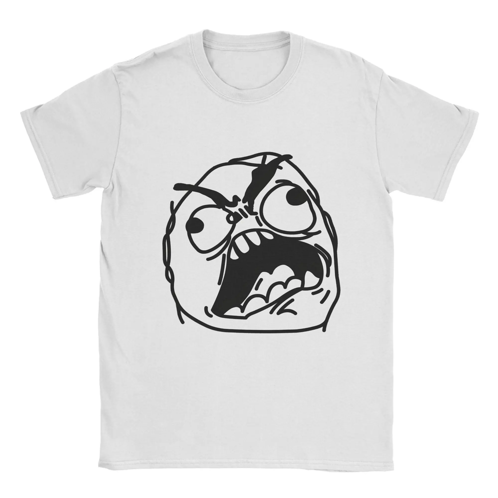 Derpina Rage Guy Funny T Shirt Summer  Cotton T Shirts For Men Novelty Design Tshirt Short-Sleeve Street Style Tops