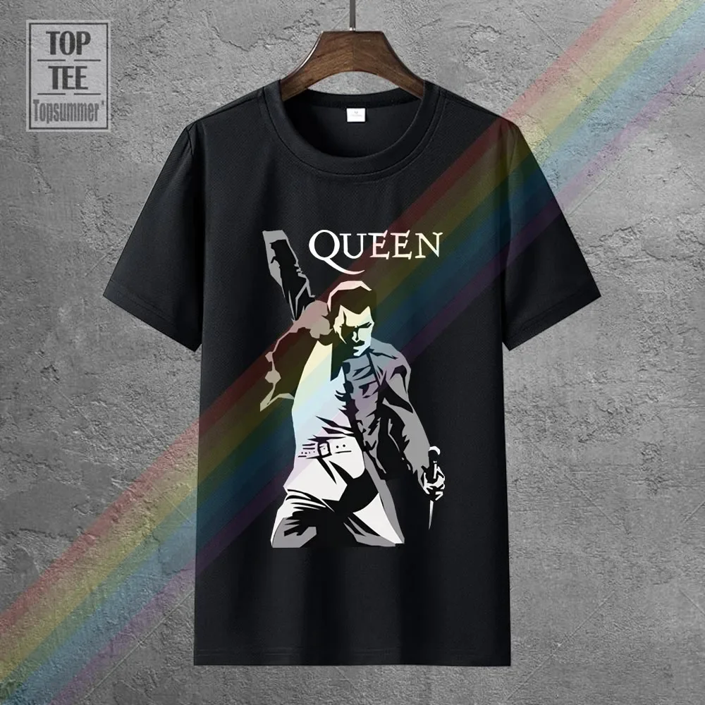 

Queen Freddie Mercury T Shirts Retro Gothic Tshirts Emo Punk Fashionable Sweatshirt Crewneck Tee-Shirt Hippie Goth T Shirt