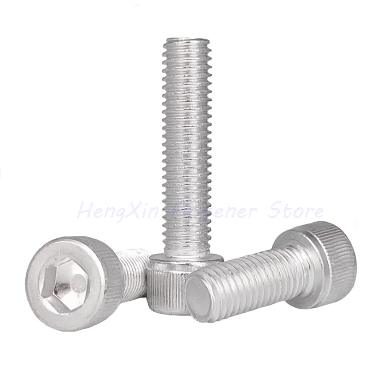 

6061 Aluminum Alloy DIN912 Hexagon Hex Socket Cap Allen Head Bolts Screw M2 M2.5 M3 M4 M5 M6 M8 M10 M12 L=4-80mm Full Thread