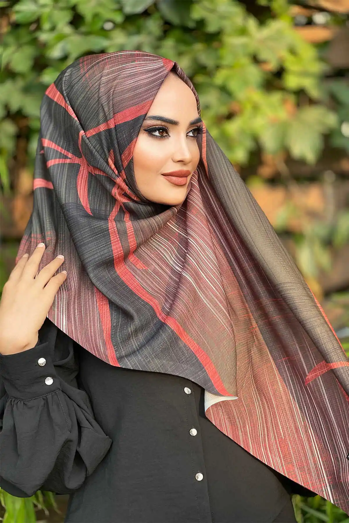 Cotton Pattern Shawl E- -Winter Autumn 2021 Muslim Women Hijab headscarf Islamic Turkey