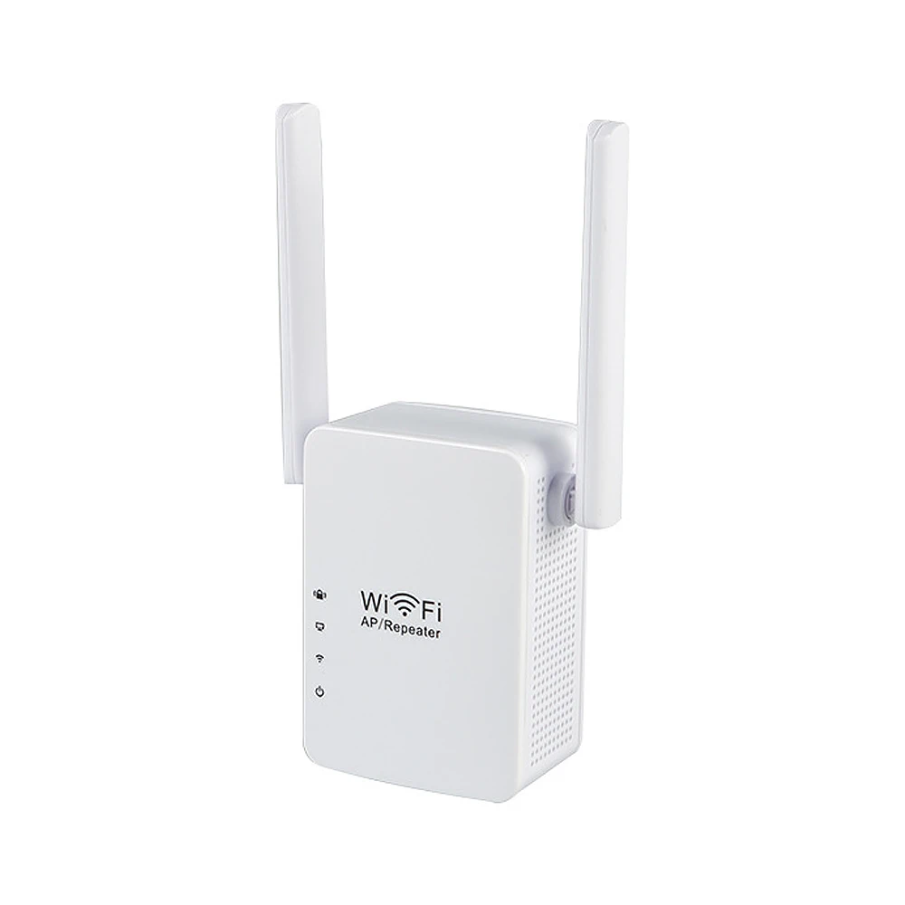 

WiFi Repeater/AP Wireless Range Extender Access Point Signal Amplifier 300Mbps with Dual Modes Antennas for Home Office EU Plug