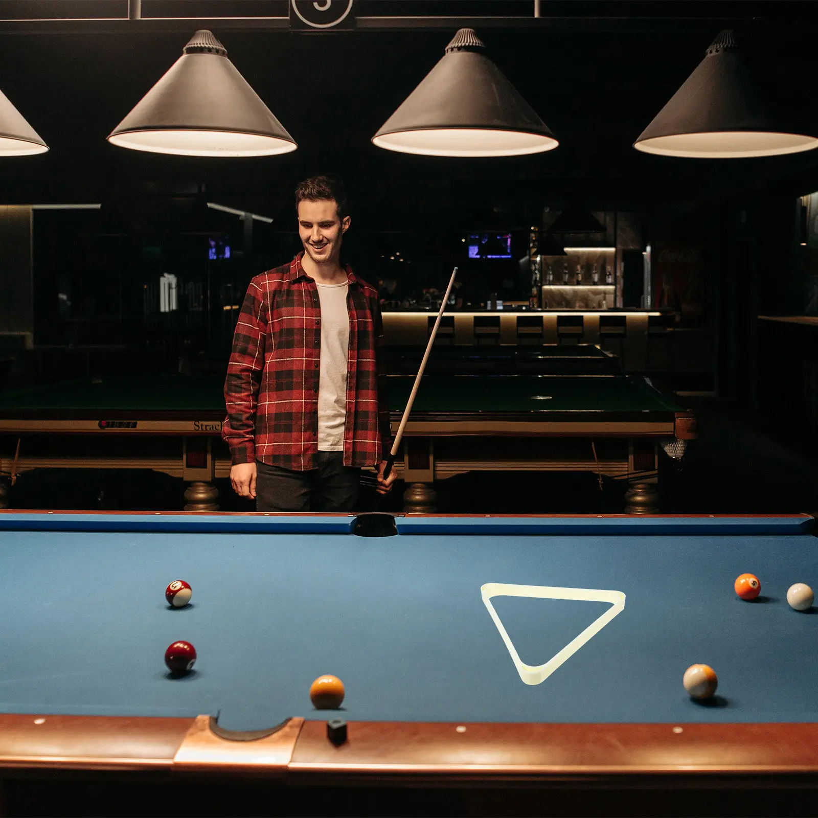 

Премиум-стойка для хранения бильярдных шаров из АБС-пластика, надежная фиксирующая стойка для снукера для любителей и профессионалов, треугольная.